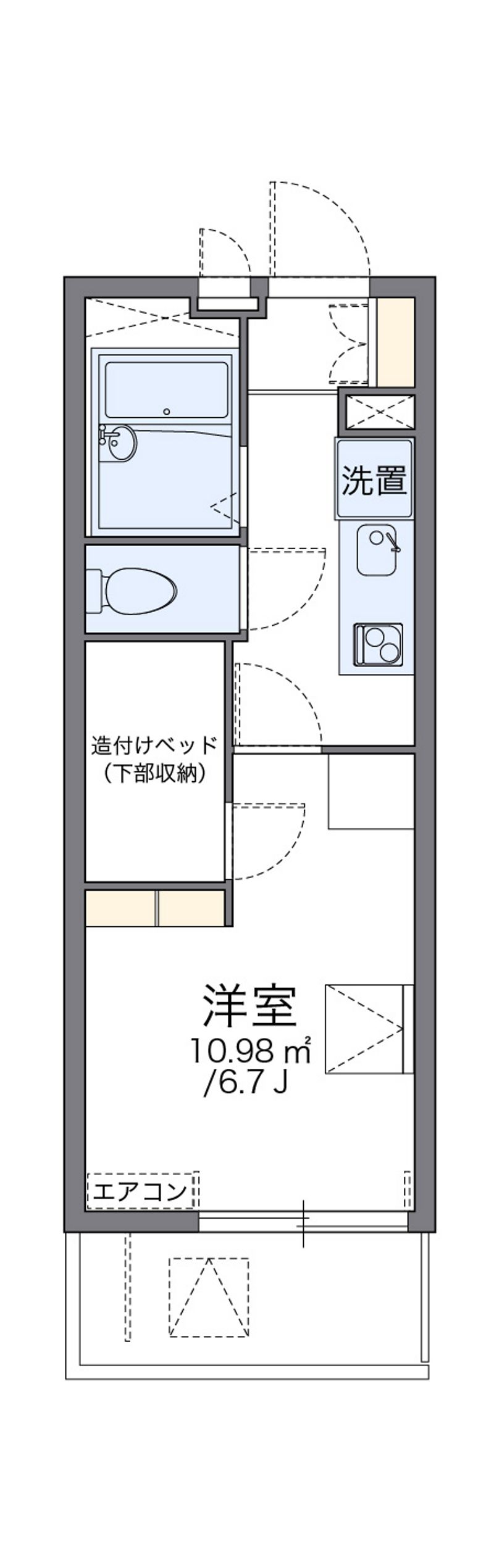 レオパレスＳＵＳＡＮＯ 間取り