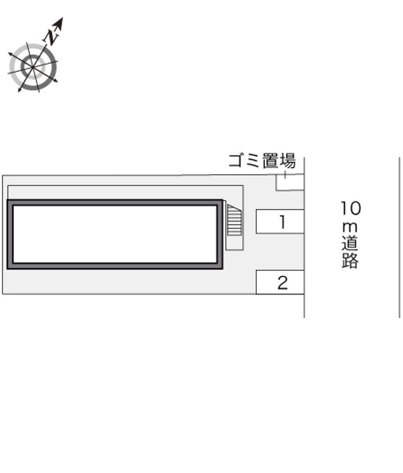 レオパレスベルポート 配置図