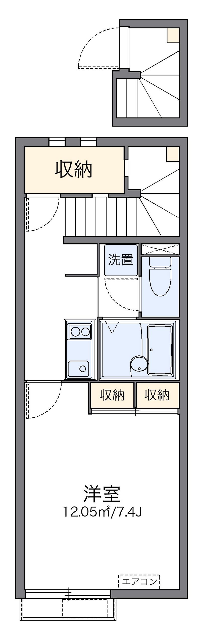 レオネクストライムⅠ 間取図