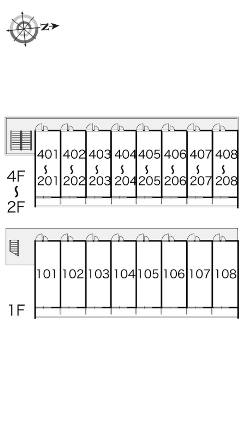 レオパレスＮＹＯＩ　Ⅲ 間取配置図