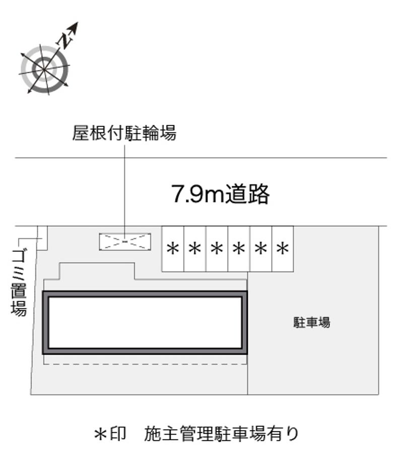 レオパレスヴィーブル 配置図