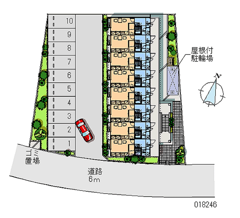 レオパレスモンテ　ヴィオ 月極駐車場