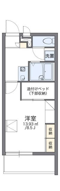 レオパレスＣＡＳＡみのまーじゅ 間取り図