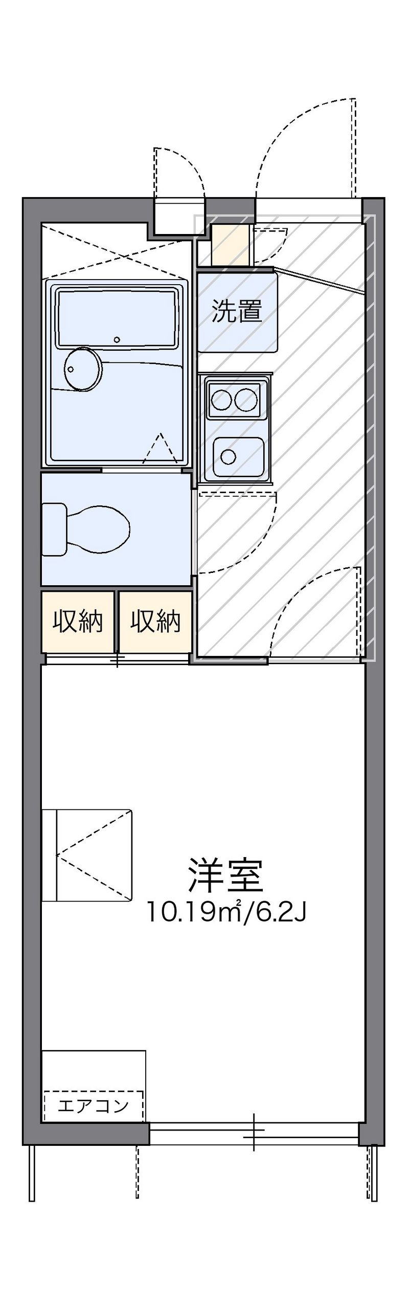 レオパレスマリアンナベルグ 間取り