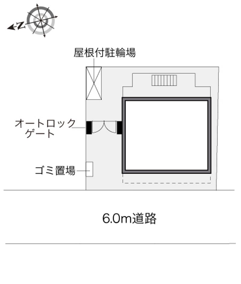 レオパレスセザル 配置図