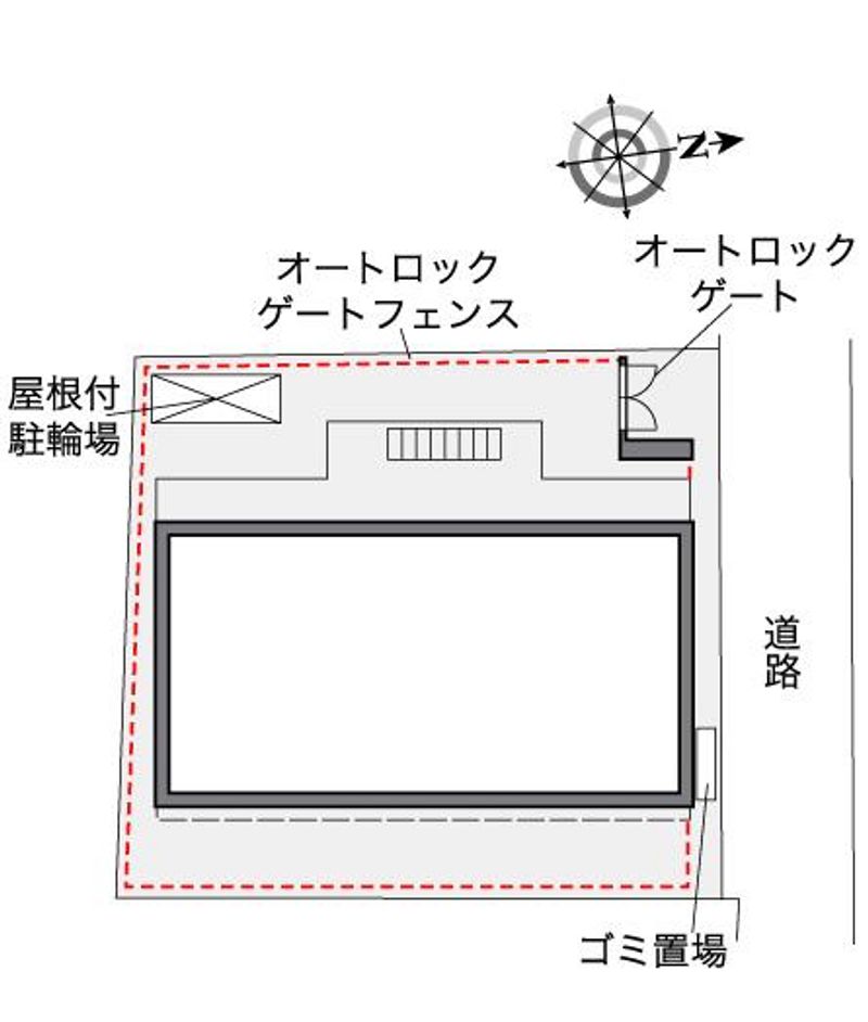 レオパレスウイスタリア 配置図