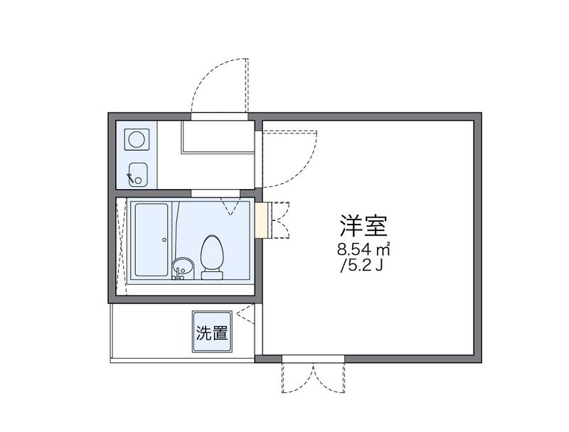 leopalace KURATA 户型图