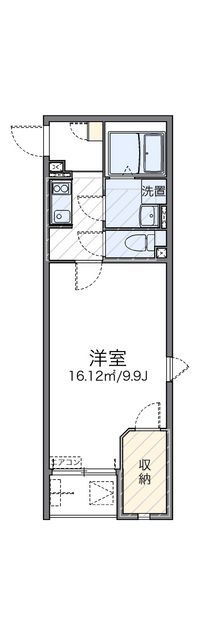 レオネクストアプリーレ 間取り図