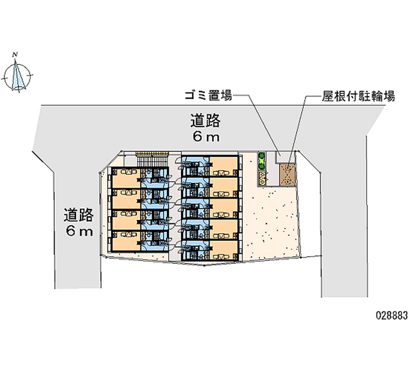 レオパレスステージ 区画図