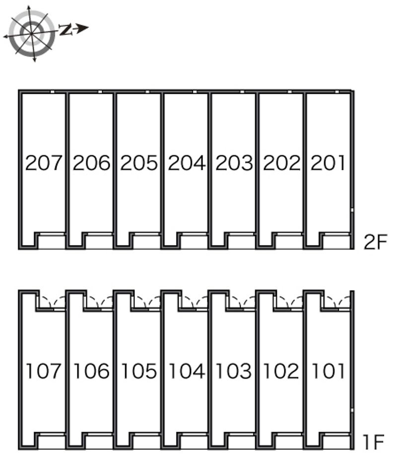 レオネクスト千住 間取配置図