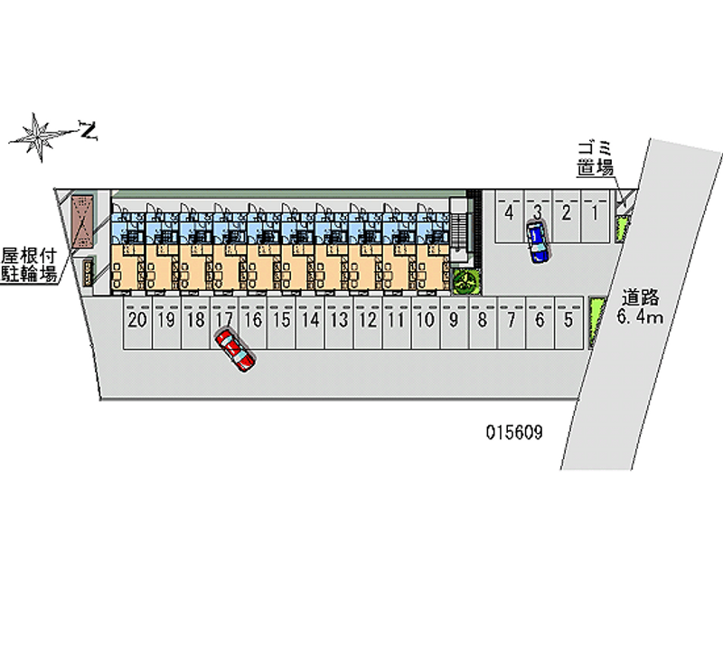 15609 Monthly parking lot