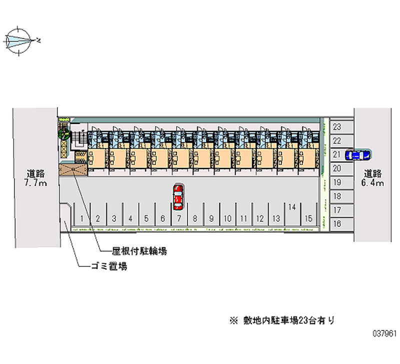 37961 Monthly parking lot