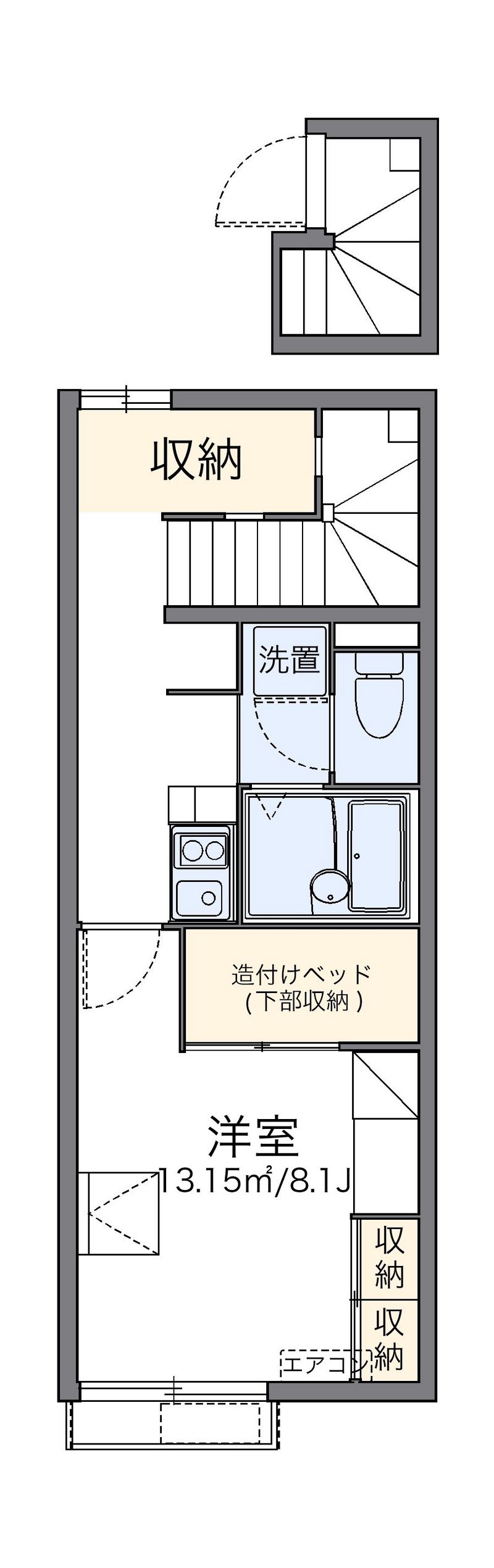 レオパレスゆう裕 間取り