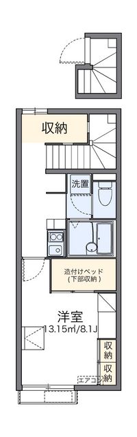 レオパレスゆう裕 間取り図