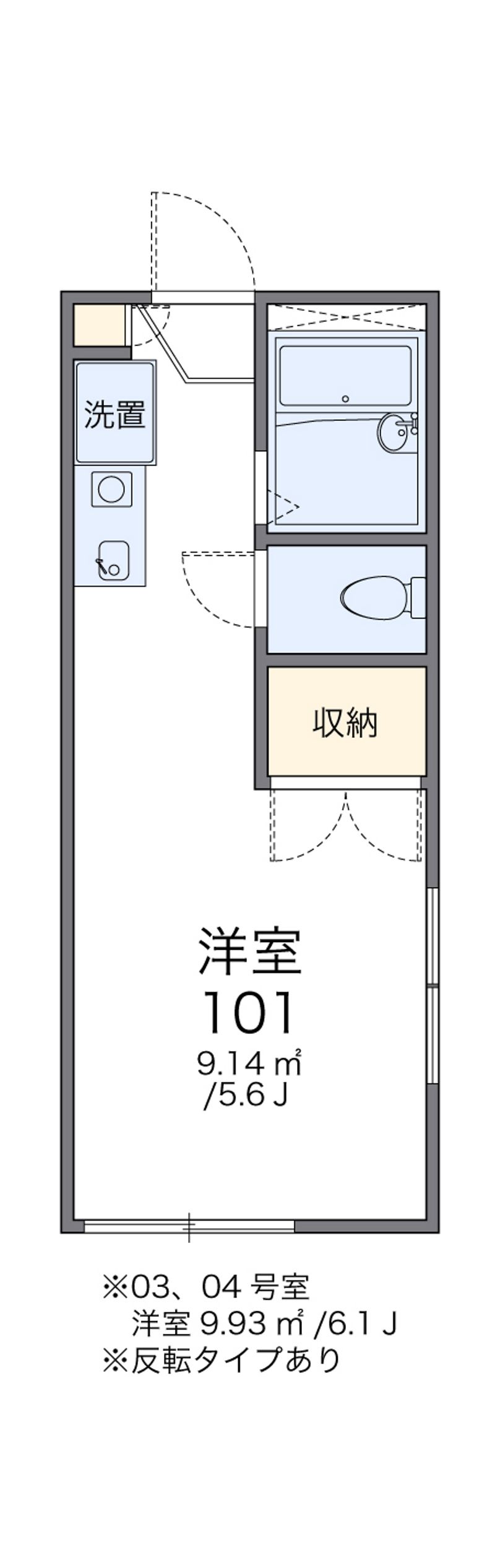 レオパレスＮＯＤＡ 間取図