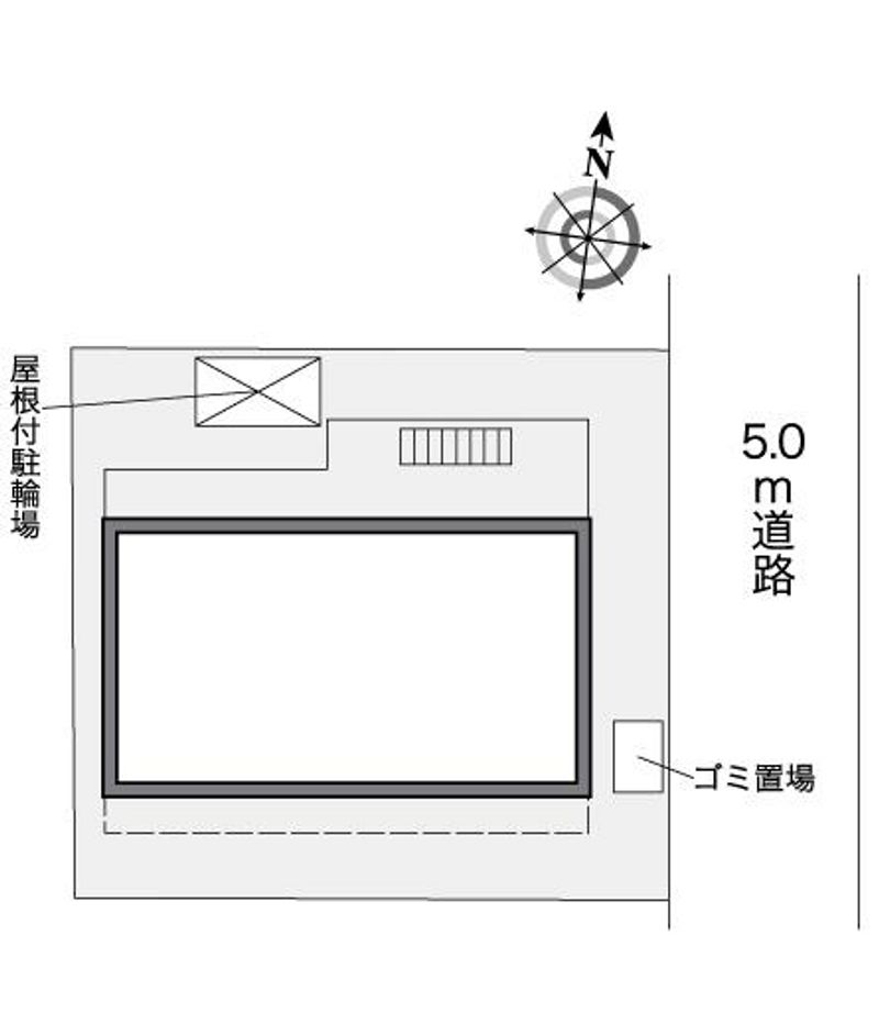 レオパレス浦和常盤 配置図
