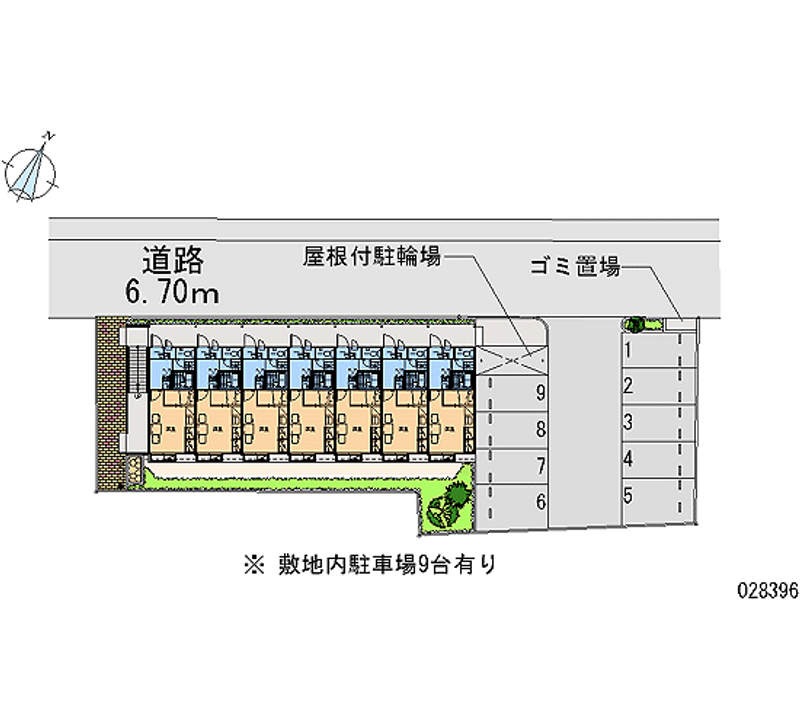 レオパレスオアシス岸和田 月極駐車場