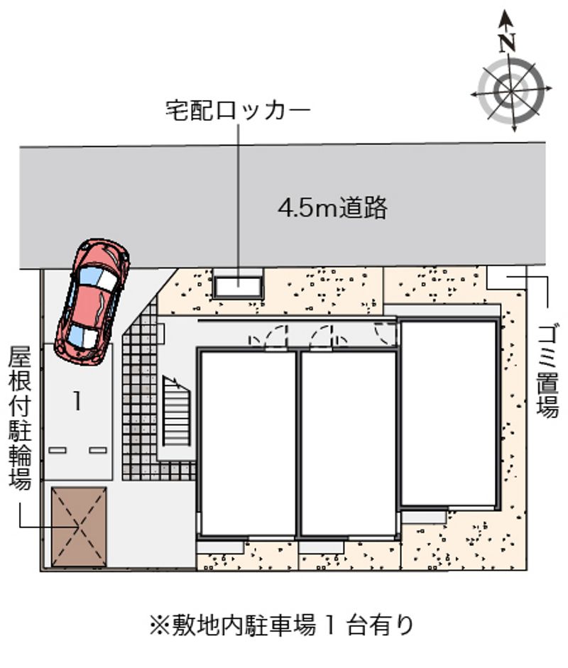 クレイノプランドール 駐車場