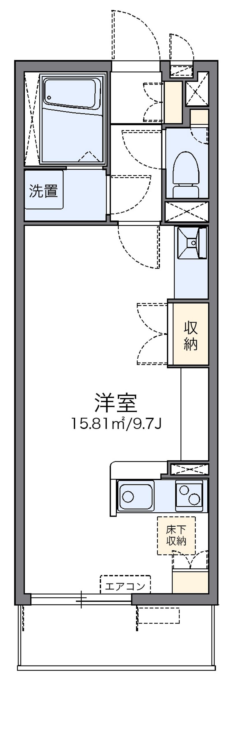 LEONEXT Tenjin Minami Floor plan