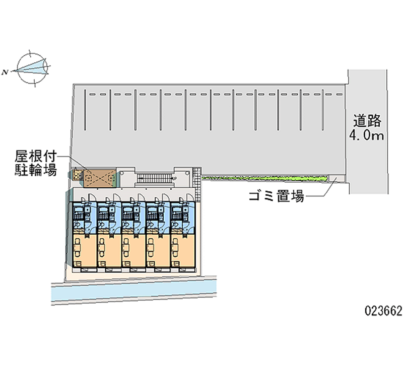 レオパレス原田Ⅱ 区画図