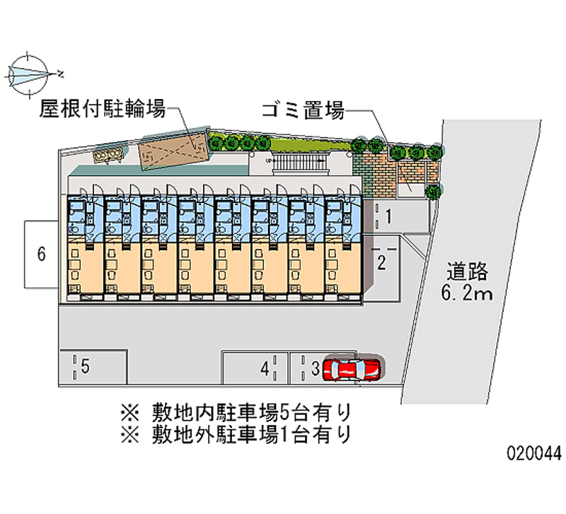 レオパレスフォレ 月極駐車場