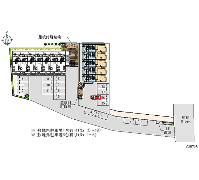 35725月租停车场