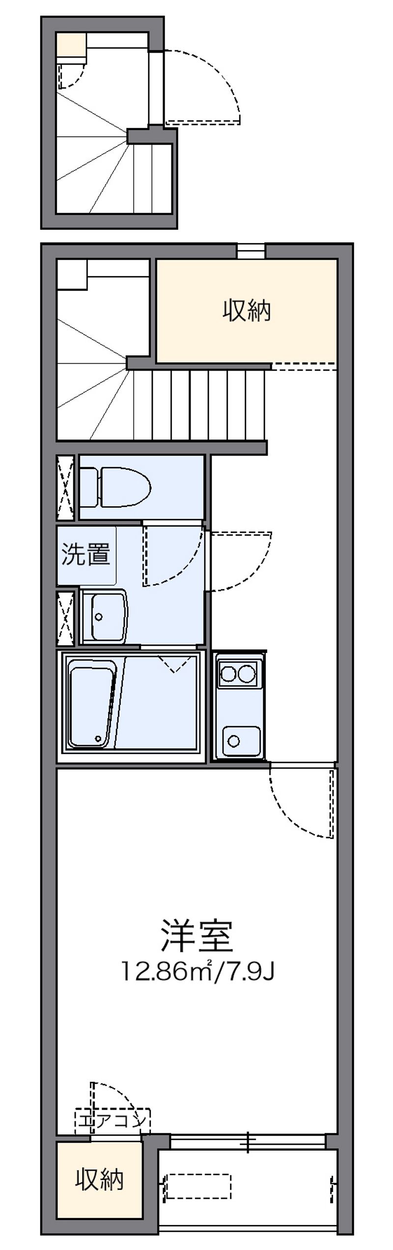 レオネクストラーシュ 間取図