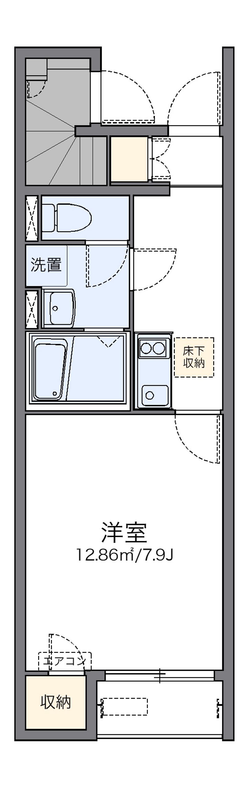 レオネクストミズキ 間取図