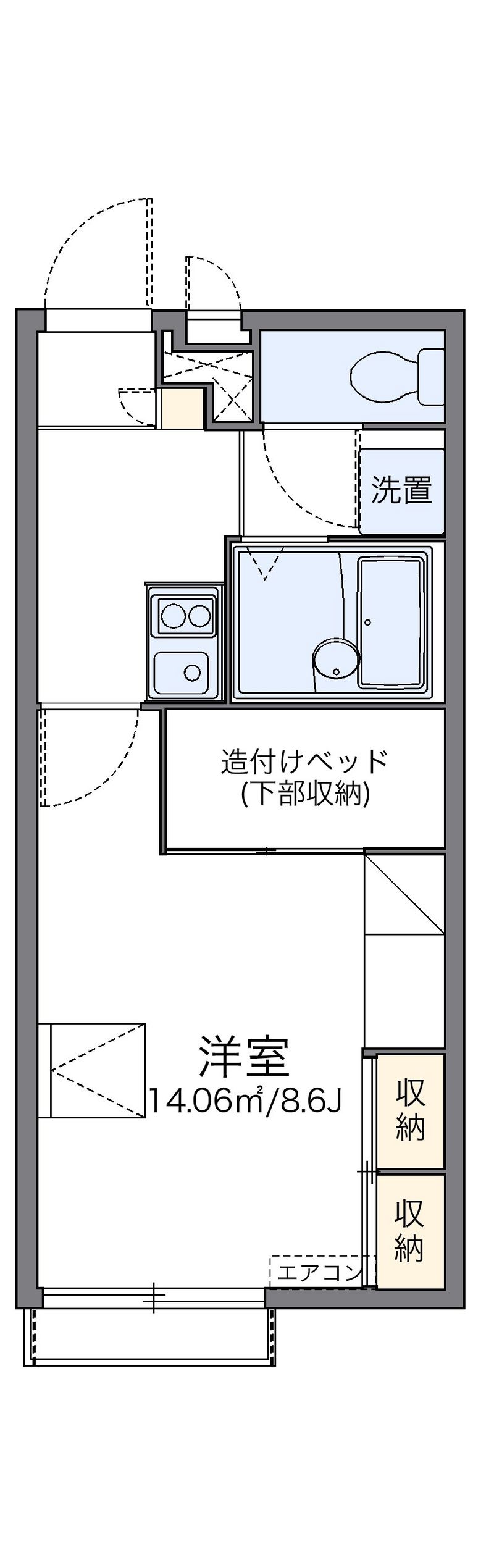 レオパレスＨＯＰＥ 間取図