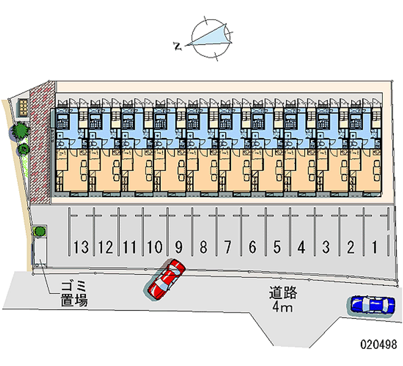 20498 Monthly parking lot