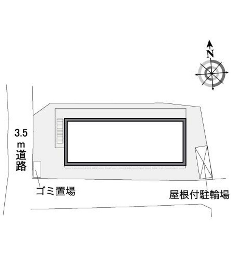 レオパレス華れん 配置図