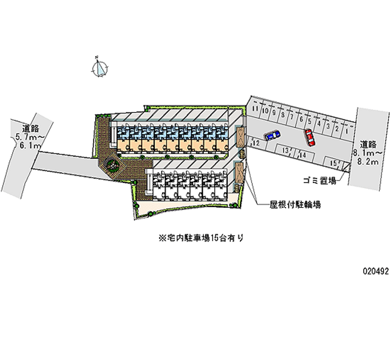 20492 Monthly parking lot