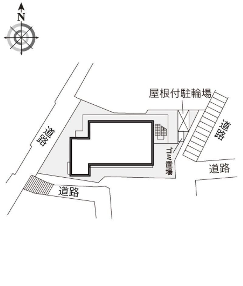 レオパレスカレンコート 配置図