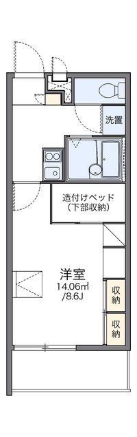 レオパレス内丸 間取り図