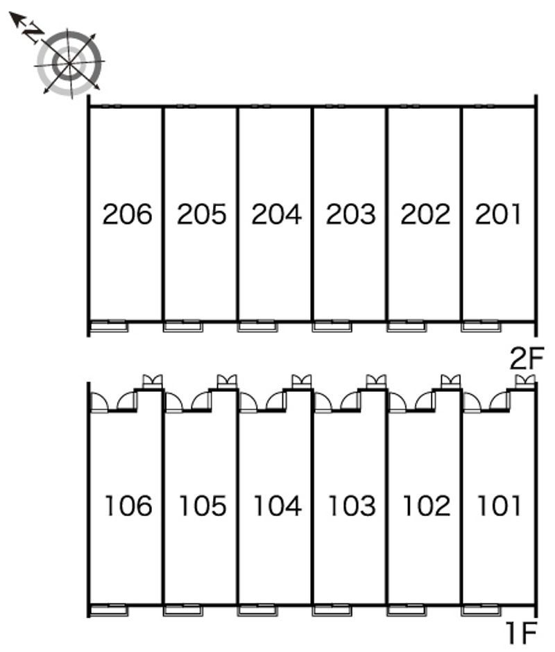 レオネクストＰＡＳＳＯⅡ 間取配置図