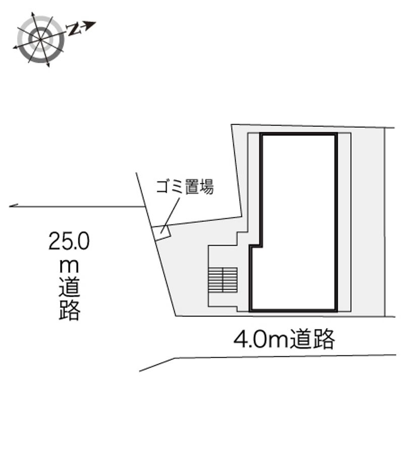 レオパレス柳谷 配置図