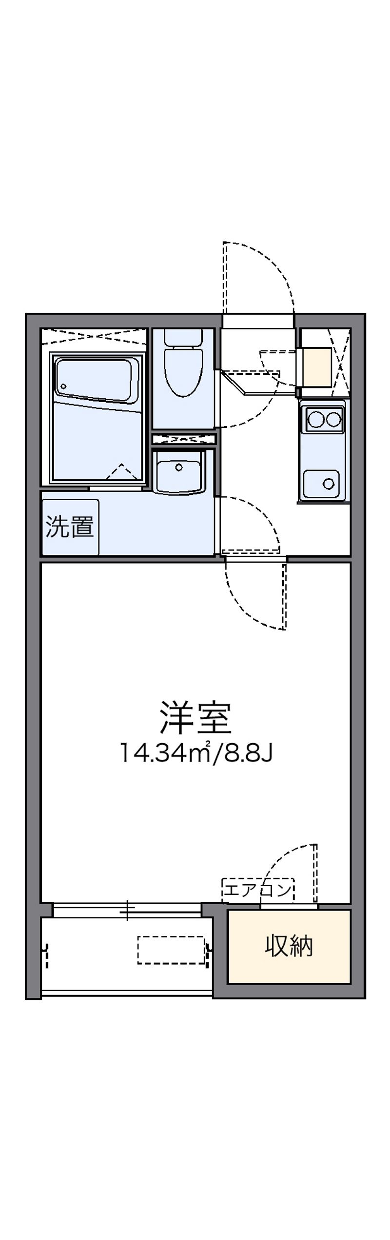 レオネクスト大保Ⅱ 間取図