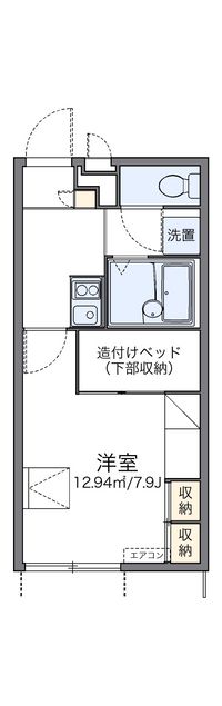 レオパレス釜池袁 間取り図