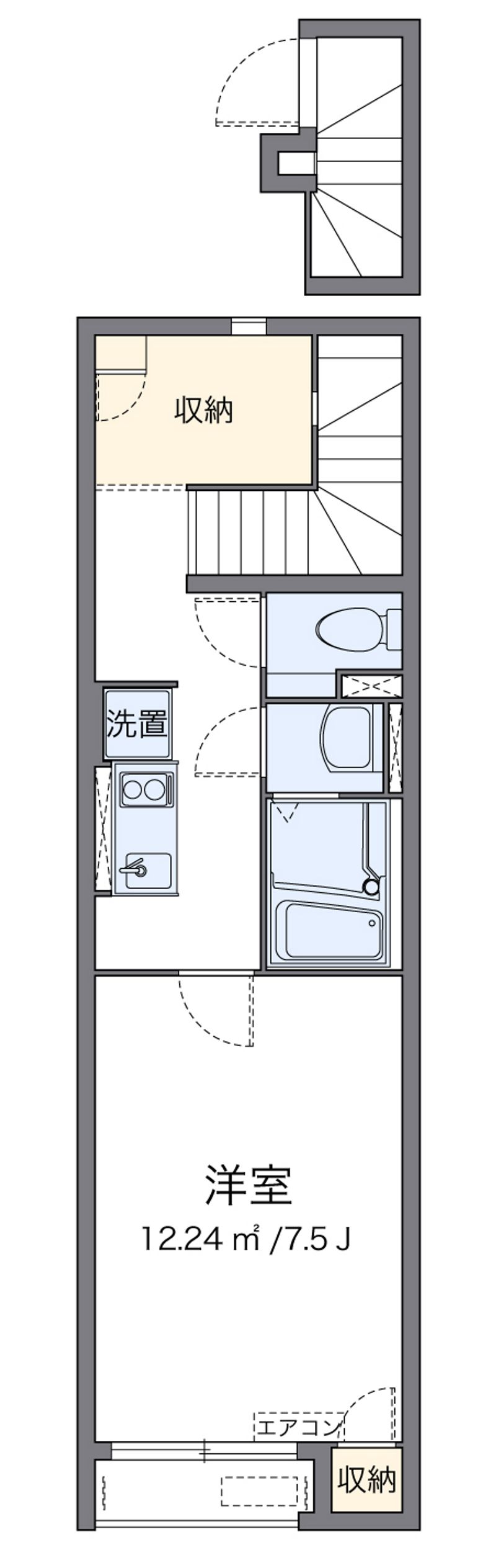 クレイノエスポワール 間取図