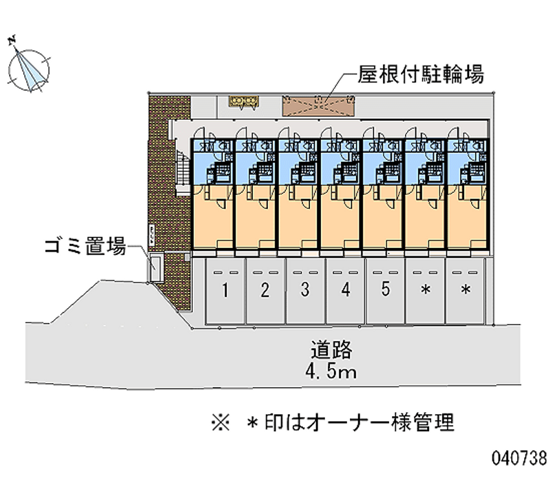レオネクストサンシティーⅢ 区画図