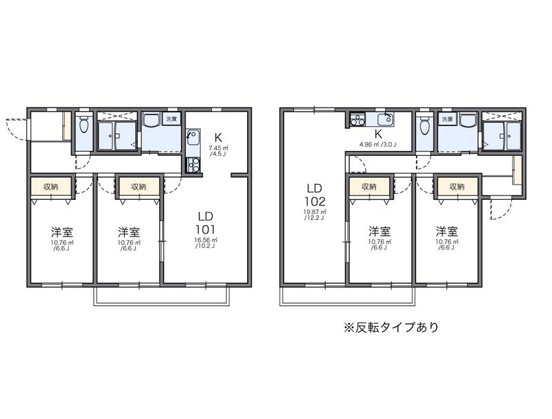 レオパレスイルリビエル 間取図