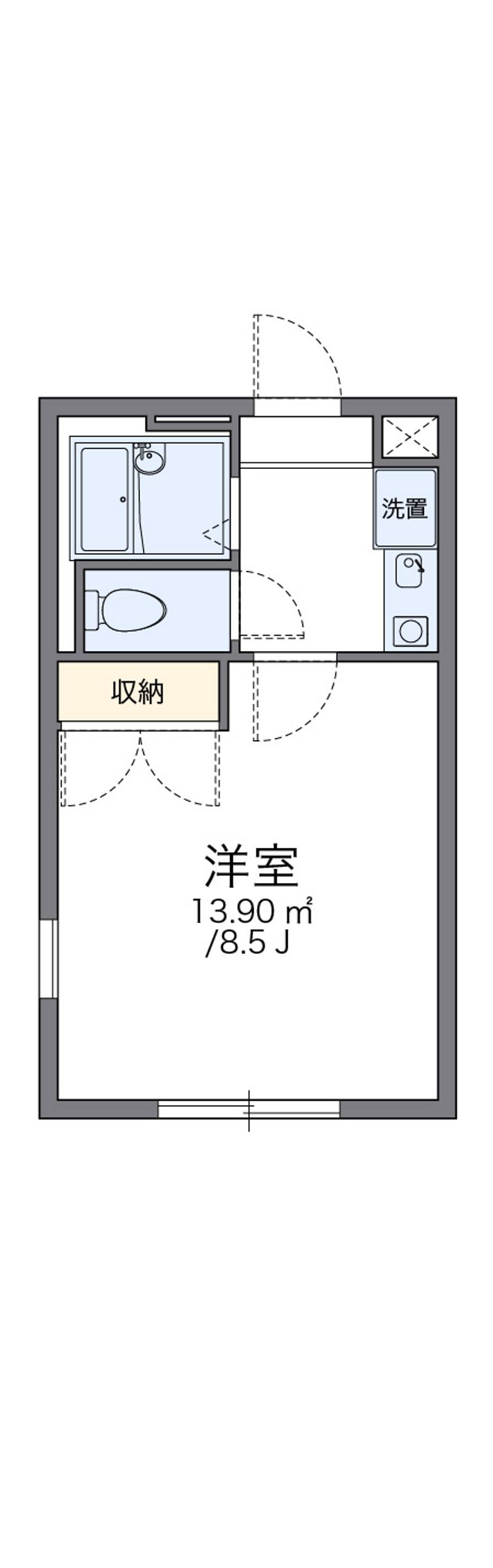 leopalace Jeunesse Pupa Floor plan