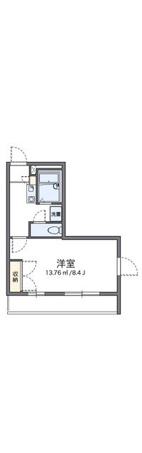 レオパレスイケダ 間取り図