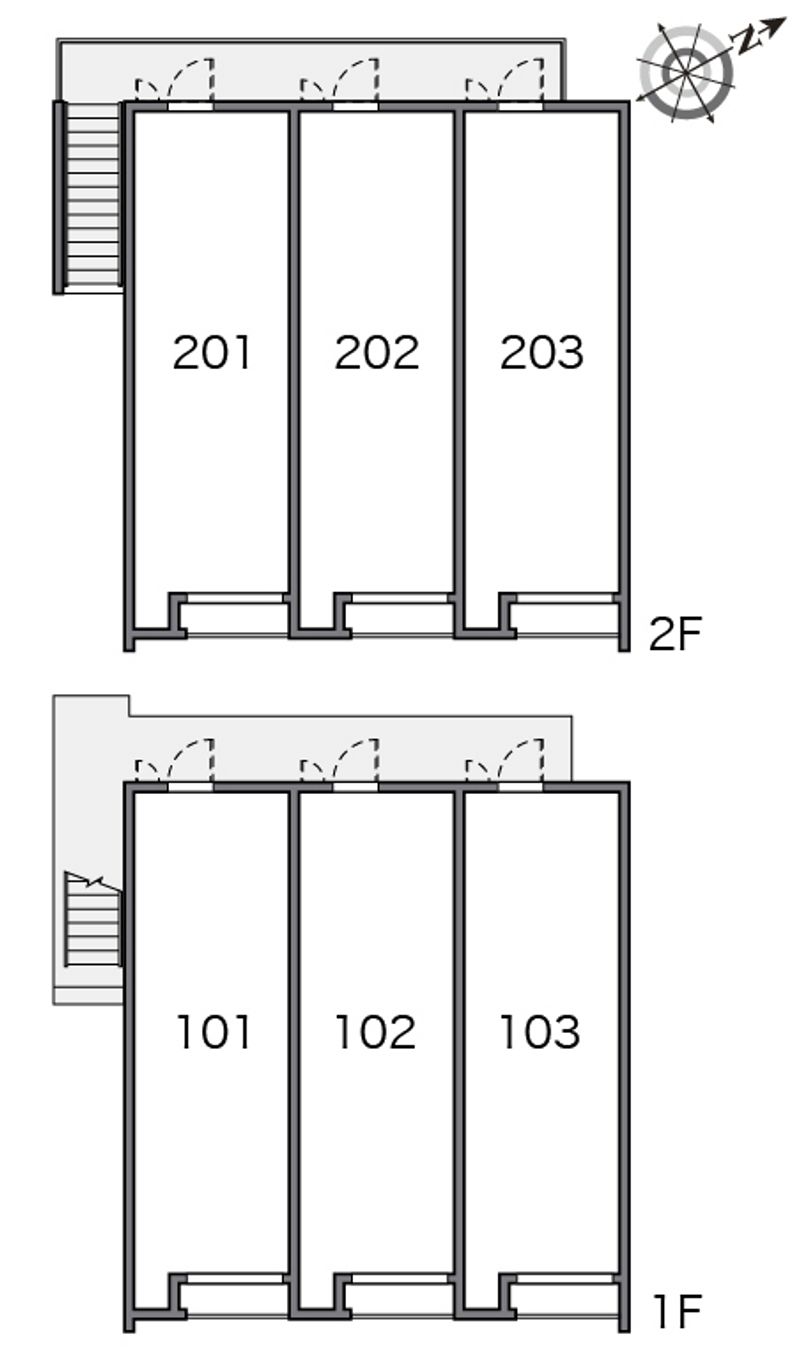 クレイノＫＯＮＤＯＨ 間取り配置図