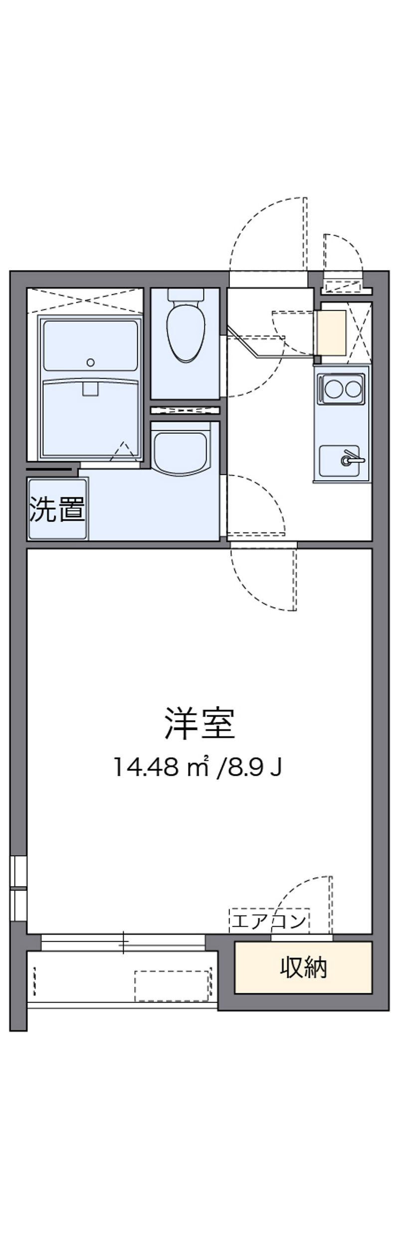 クレイノ親明閣 間取図