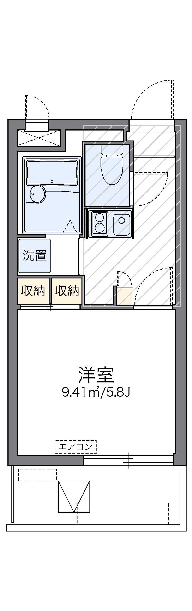 レオパレス楓 間取り