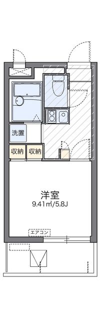 レオパレス楓 間取り図