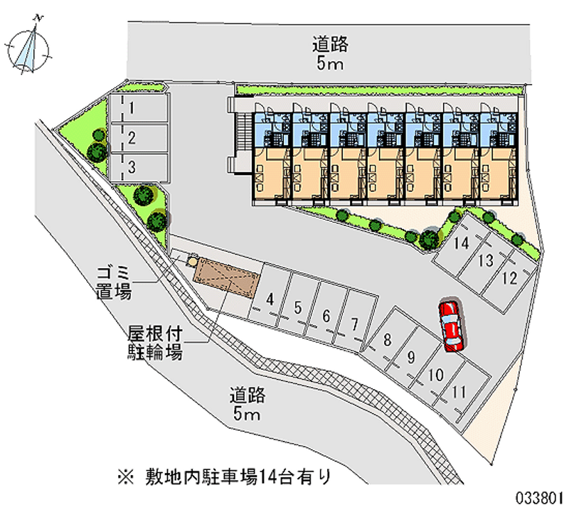 33801 Monthly parking lot