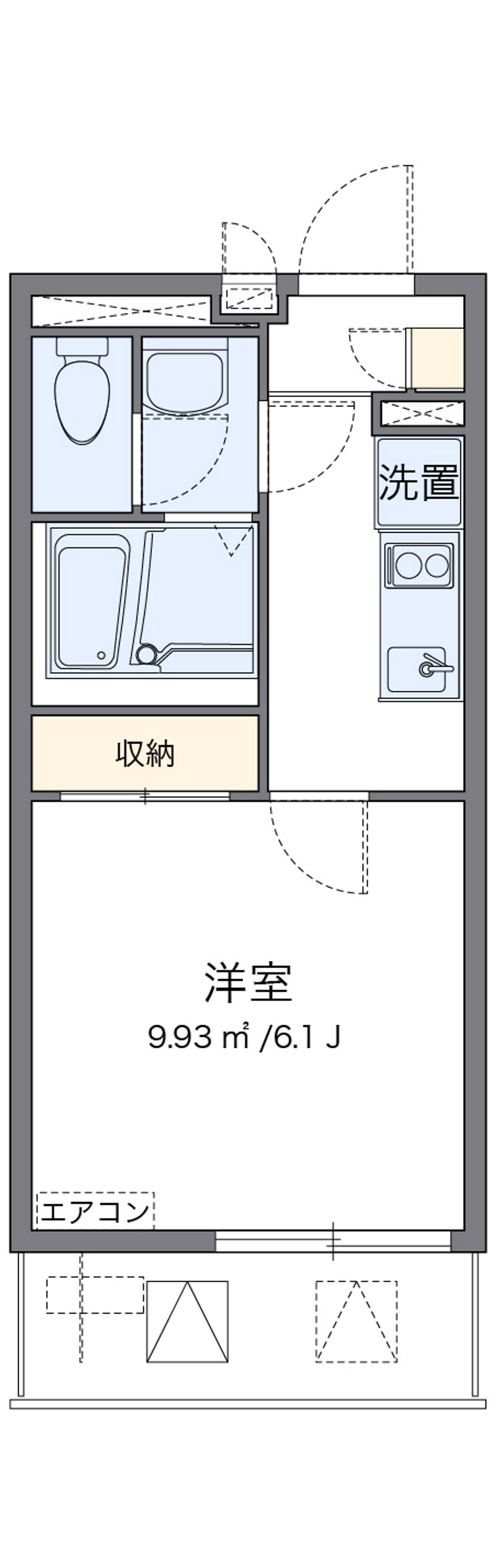クレイノのぞみＢ 間取図