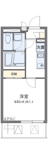 クレイノのぞみＢ 間取り図
